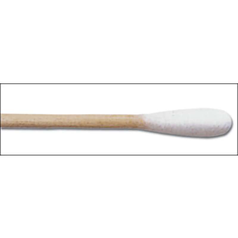 General Cleaning Swabs, Wooden Handle, OAL 6", 1000/Box